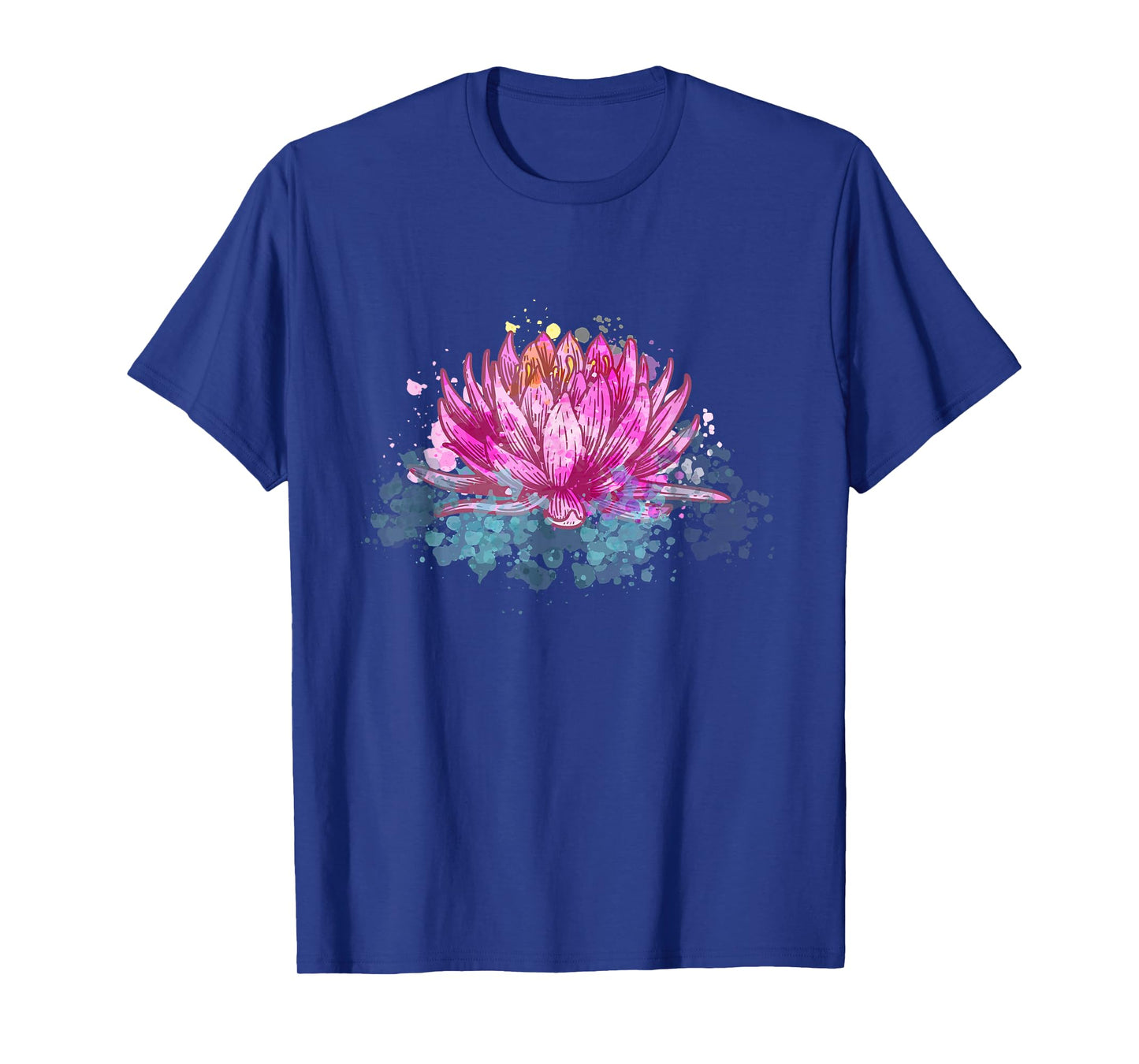 Lotus Flower Namaste Spiritual Yoga Floral Meditation Yogi T-Shirt