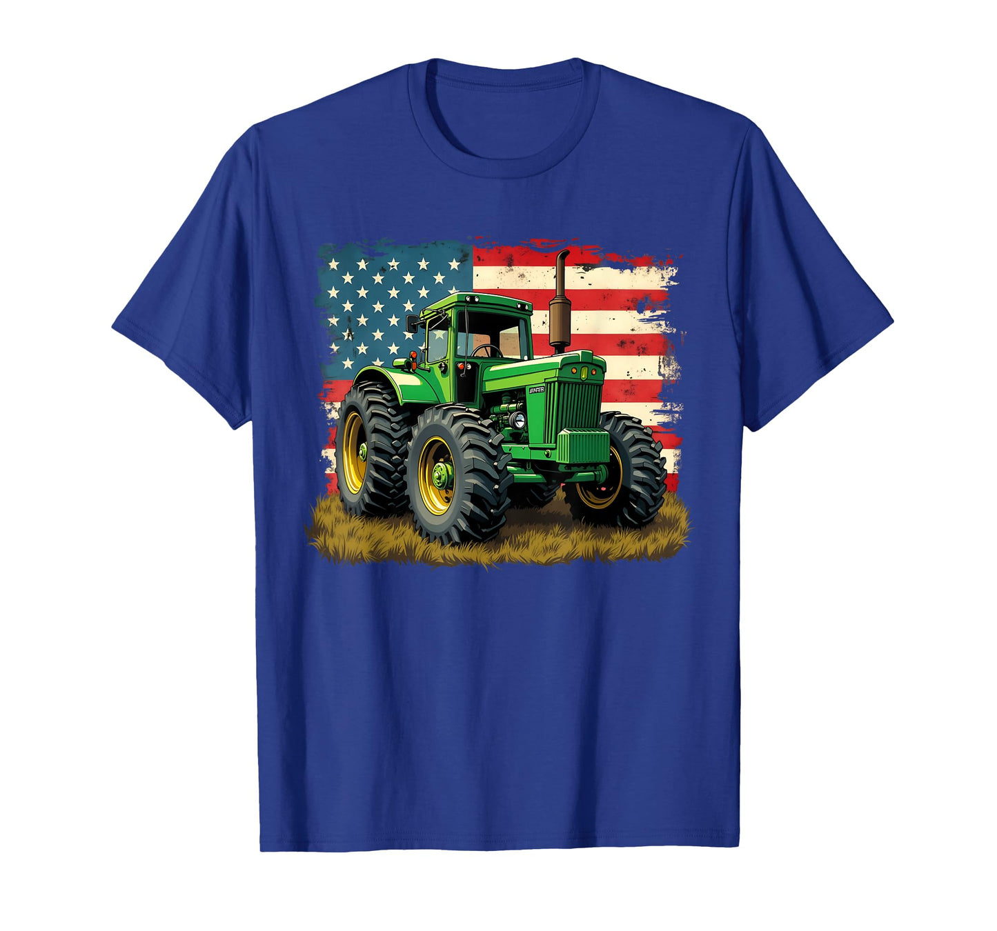 Agriculture Farm Tractor USA Flag tractor American farm USA T-Shirt