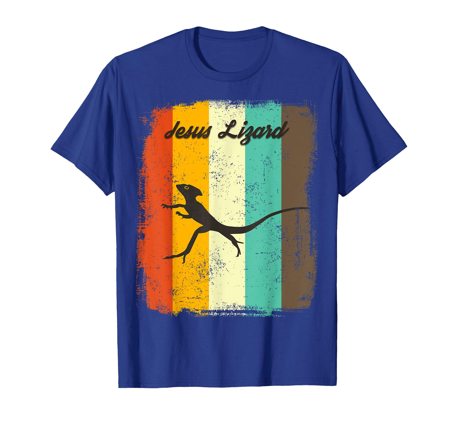 Jesus Lizard Retro 70s Vintage Reptile Lover T-Shirt