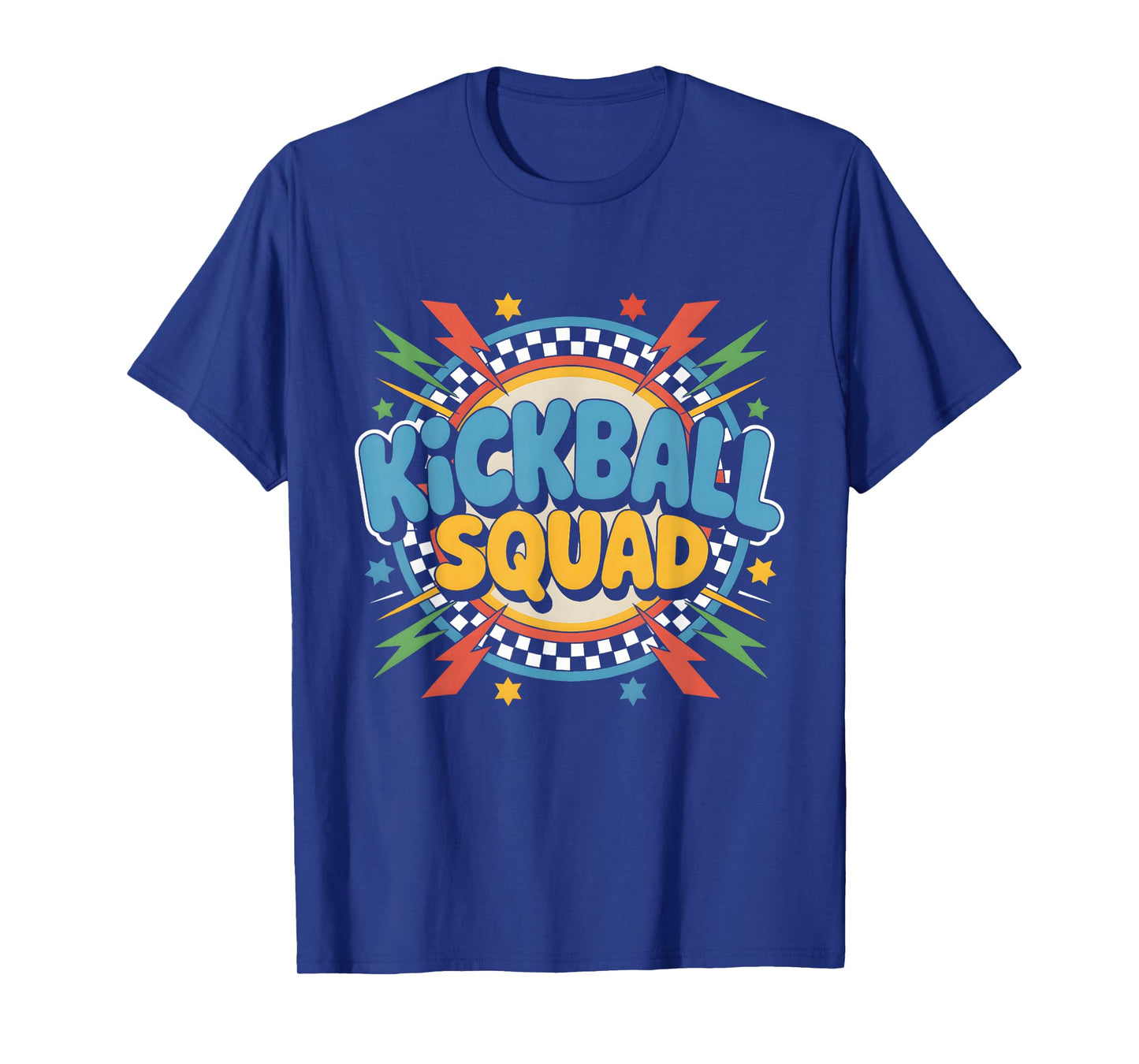 Kickball Squad Teammate Sports Lover Retro T-Shirt