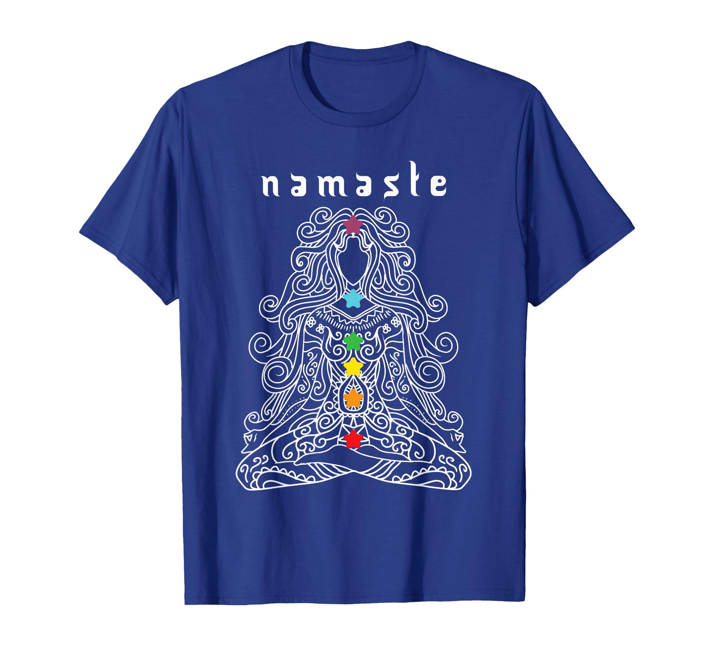 Namaste Design Yoga Pose with Chakra Awesome Gift T-Shirt