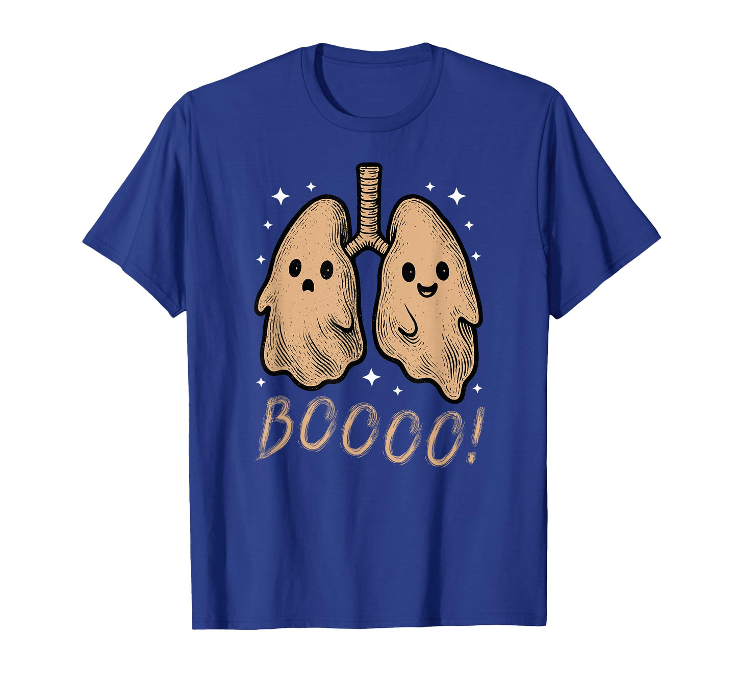 Spooky Lungs Halloween Respiratory Therapy Crew RT Nurse T-Shirt