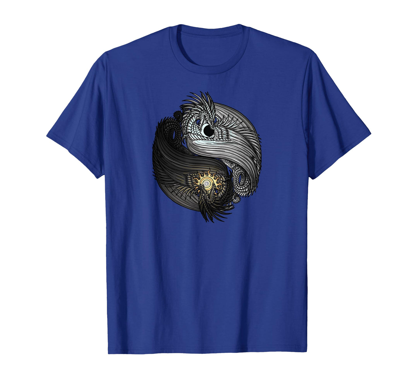 The Dreaming Dragon Sun and Moon Yin Yang Dragons T-Shirt