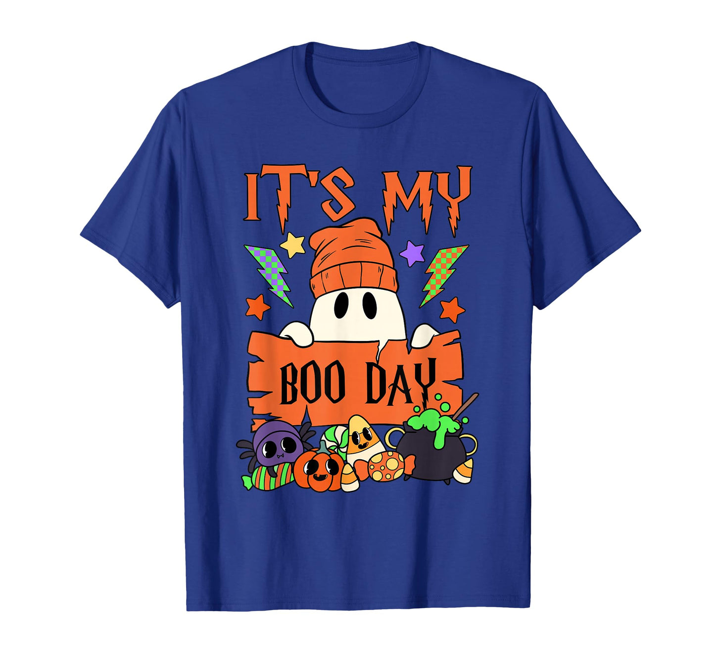 It's My Boo Day Booday Kids Cute Ghost Birthday Ghoul T-Shirt