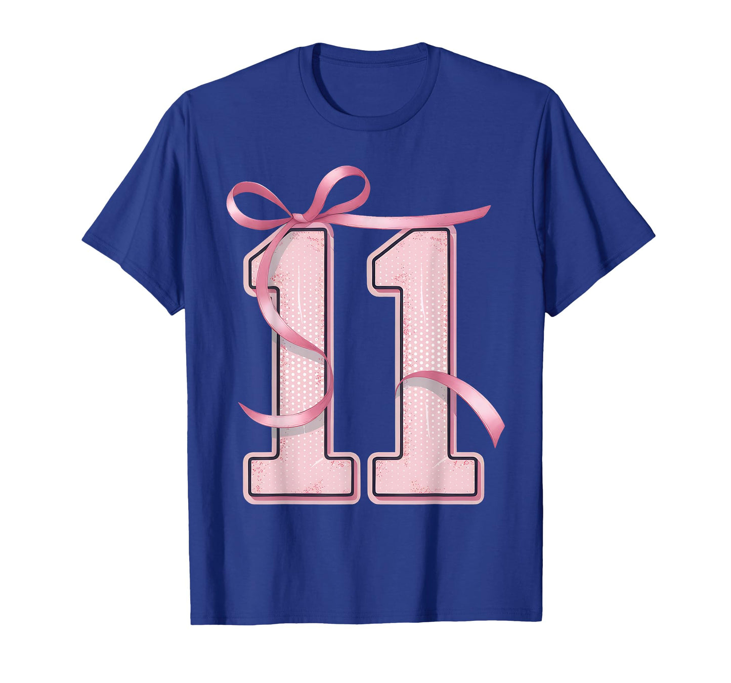 Birthday Girl Pink Coquette Bow 11 Year Old Aesthetic Girly T-Shirt