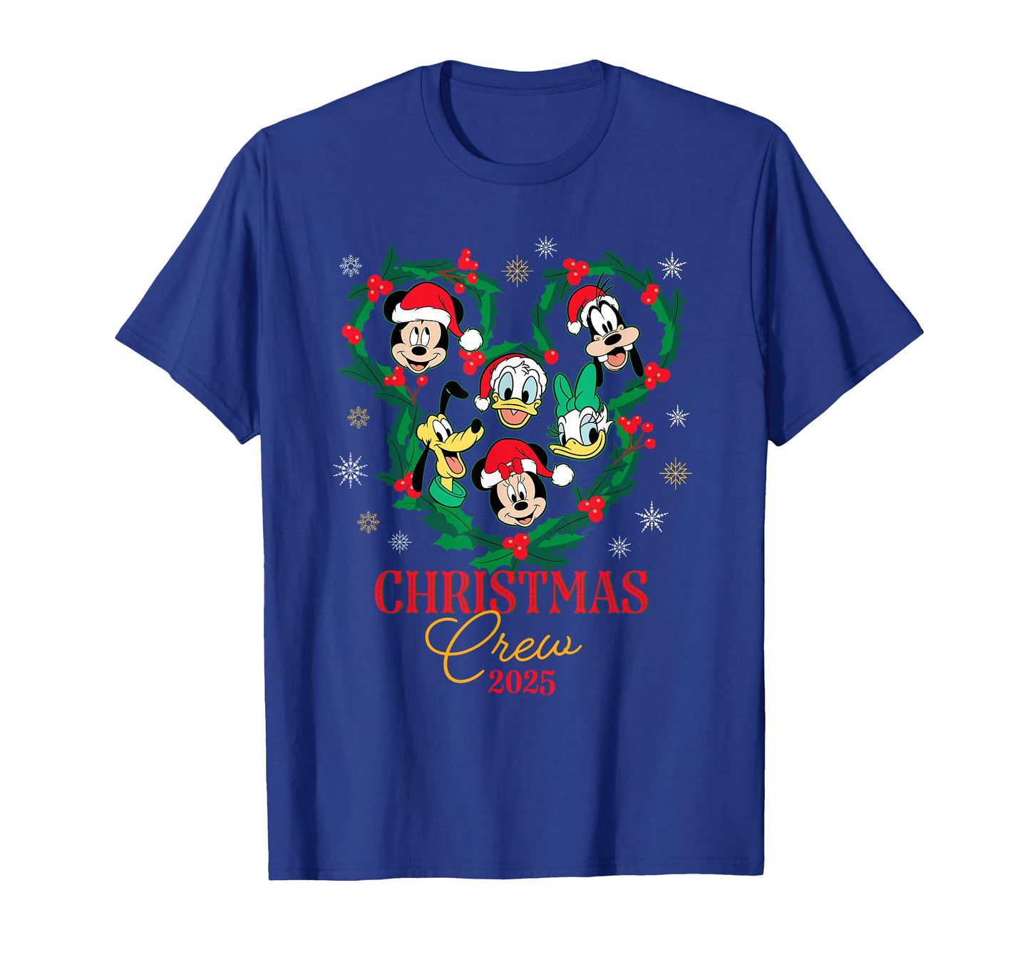 Disney Mickey & Friends Christmas Crew 2025 Holiday Trip T-Shirt
