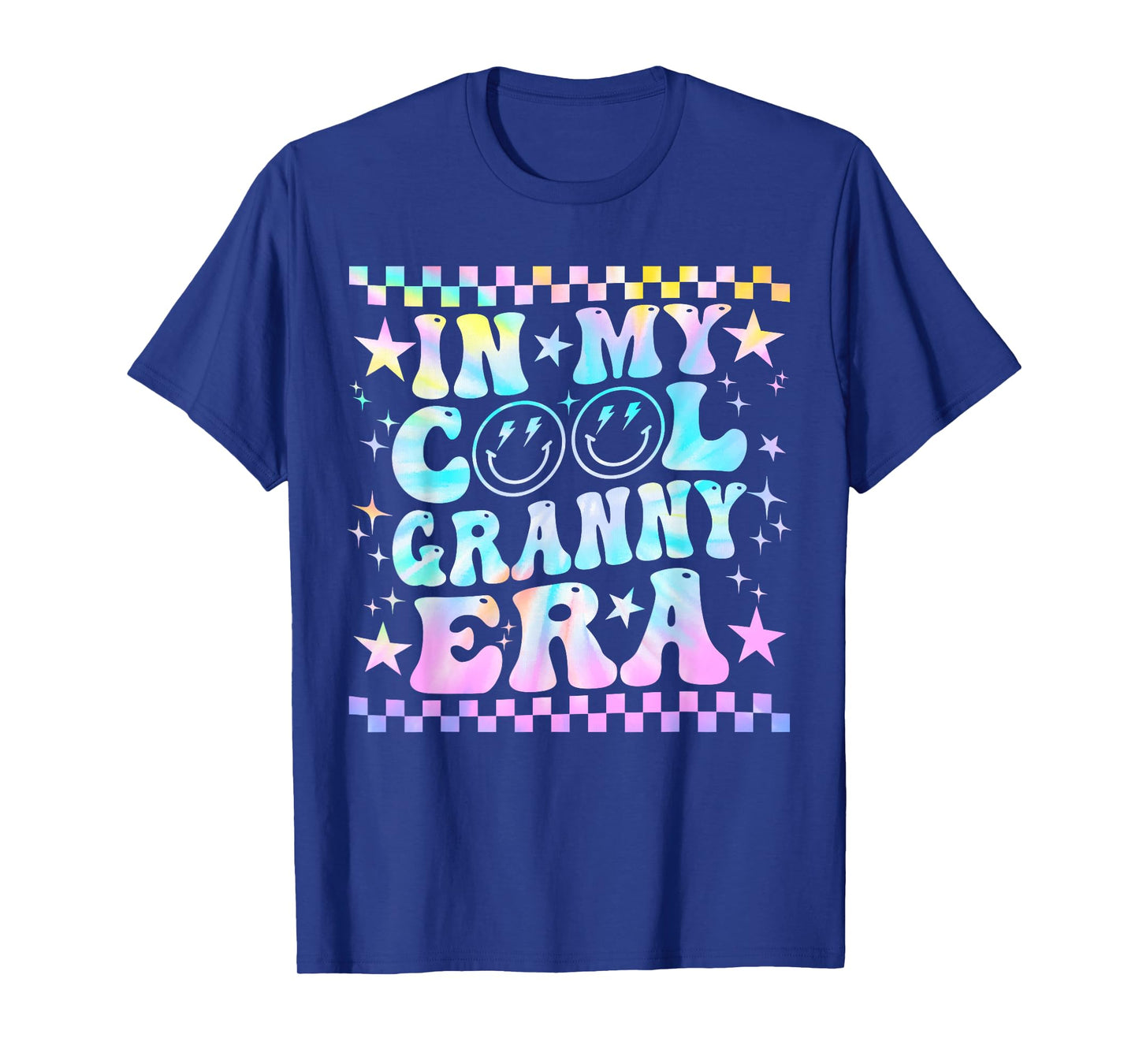 Tie Dye Groovy In My Cool Granny Era Funny Family T-Shirt