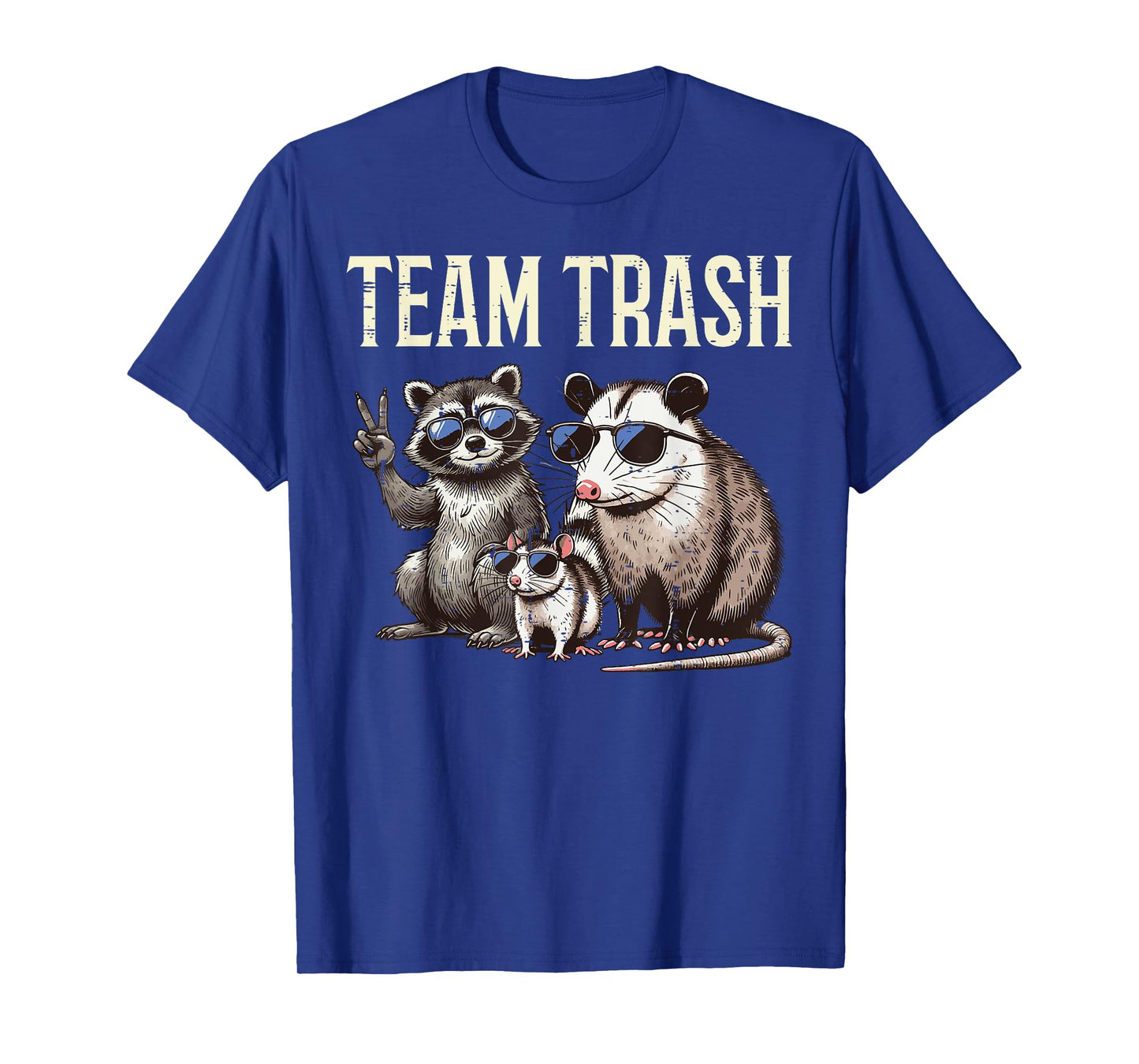Team Trash Raccoon Opossum Skunk Funny Possum Men Women Kids T-Shirt