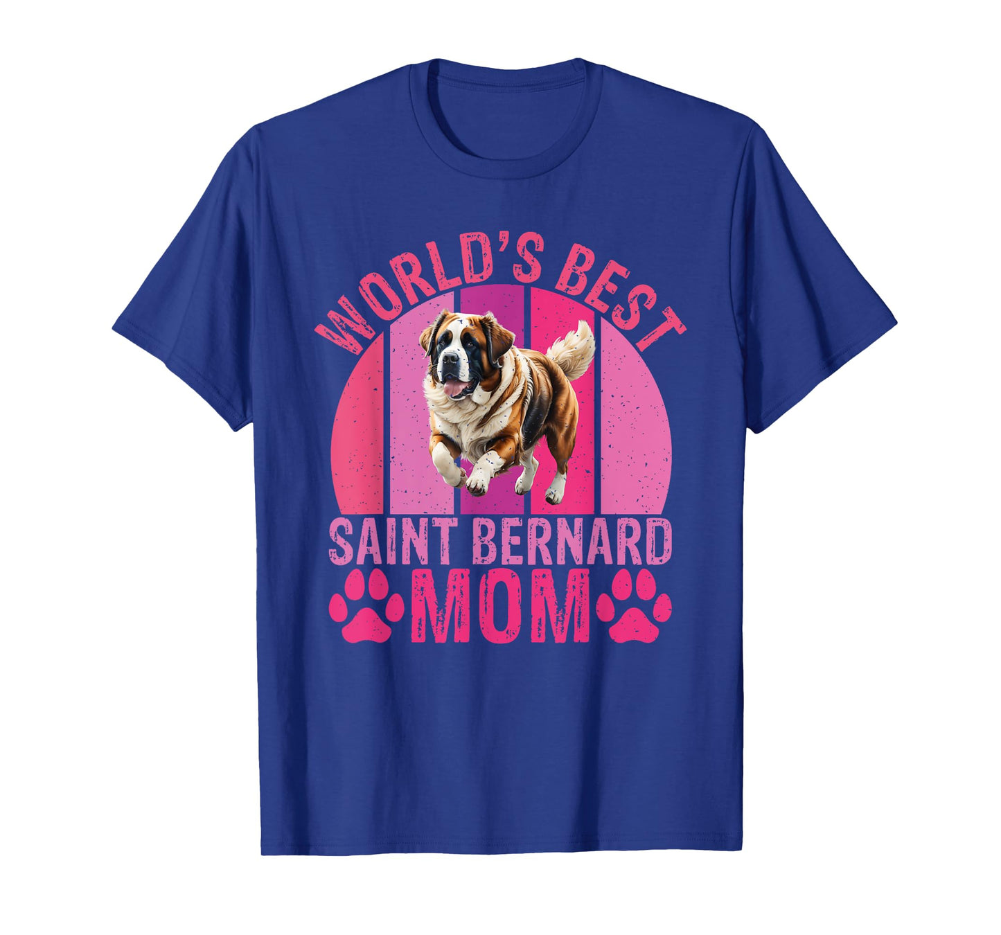 Worlds best Saint Bernard Mom St Bernard T-Shirt