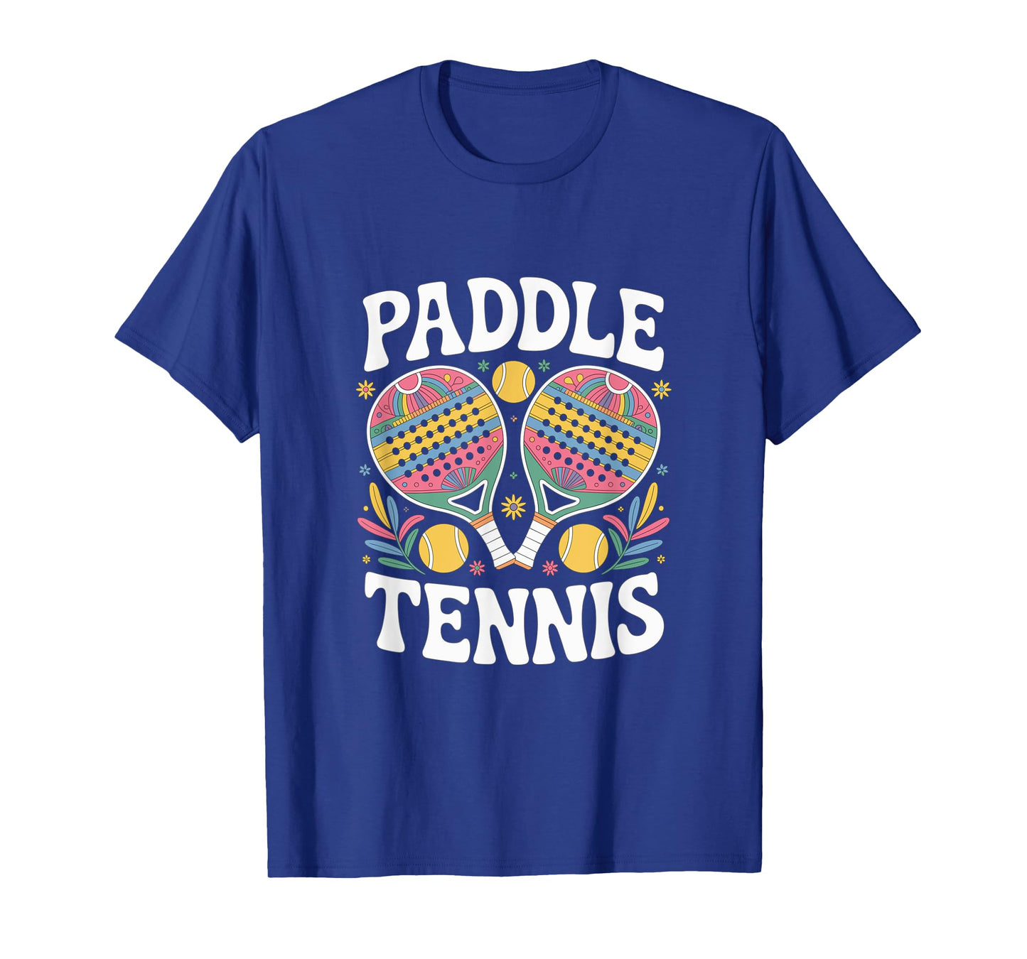 Paddleball Boho Racket Sports Paddle Tennis T-Shirt