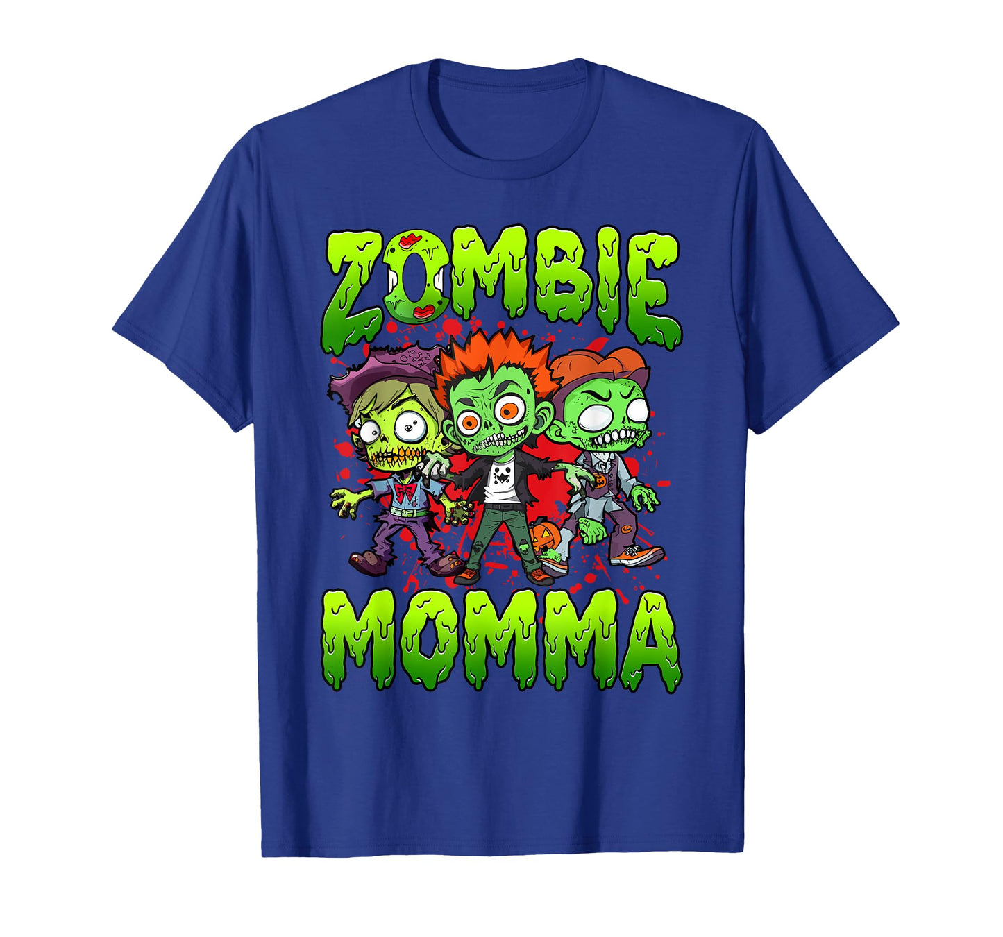 Zombie Momma Halloween Costume Family Matching T-Shirt