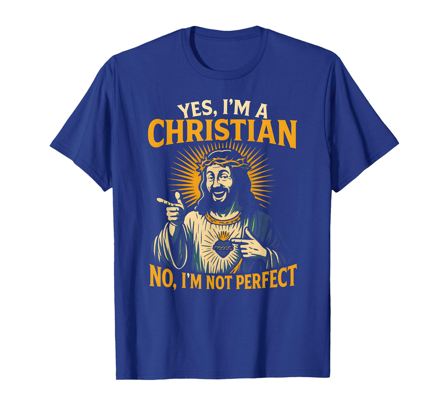 Christian Humor Not Perfect Cool Mens Religious Faith T-Shirt