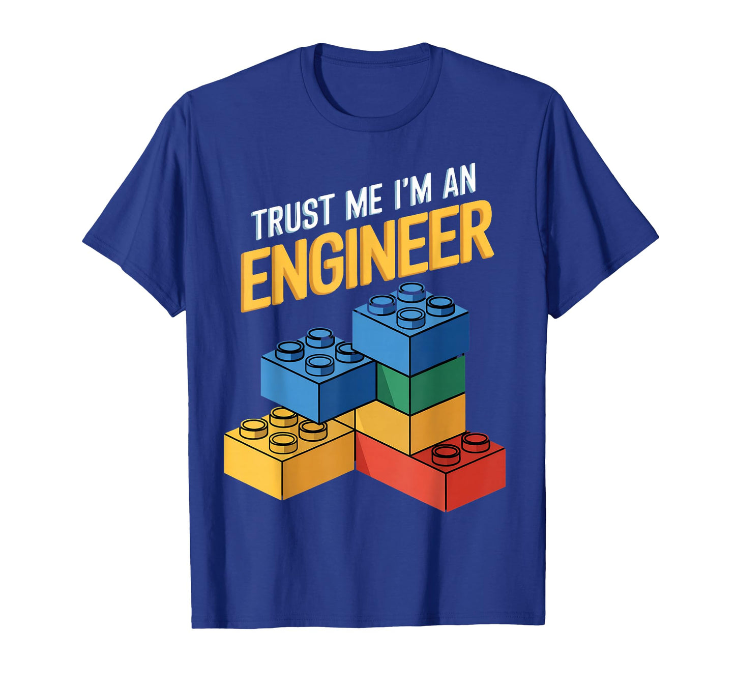 I'm An Engineer Kids Brick Builder Bricks Building Blocks T-Shirt
