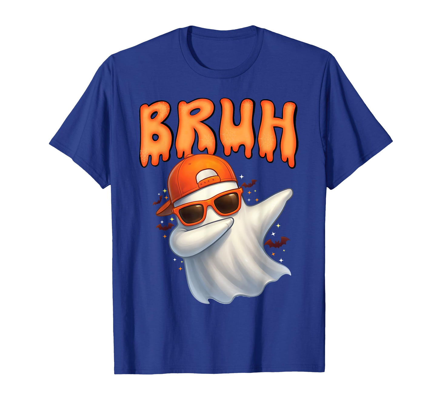 Funny Bruh Meme Spooky Dabbing Ghost Halloween Kids Toodlers T-Shirt