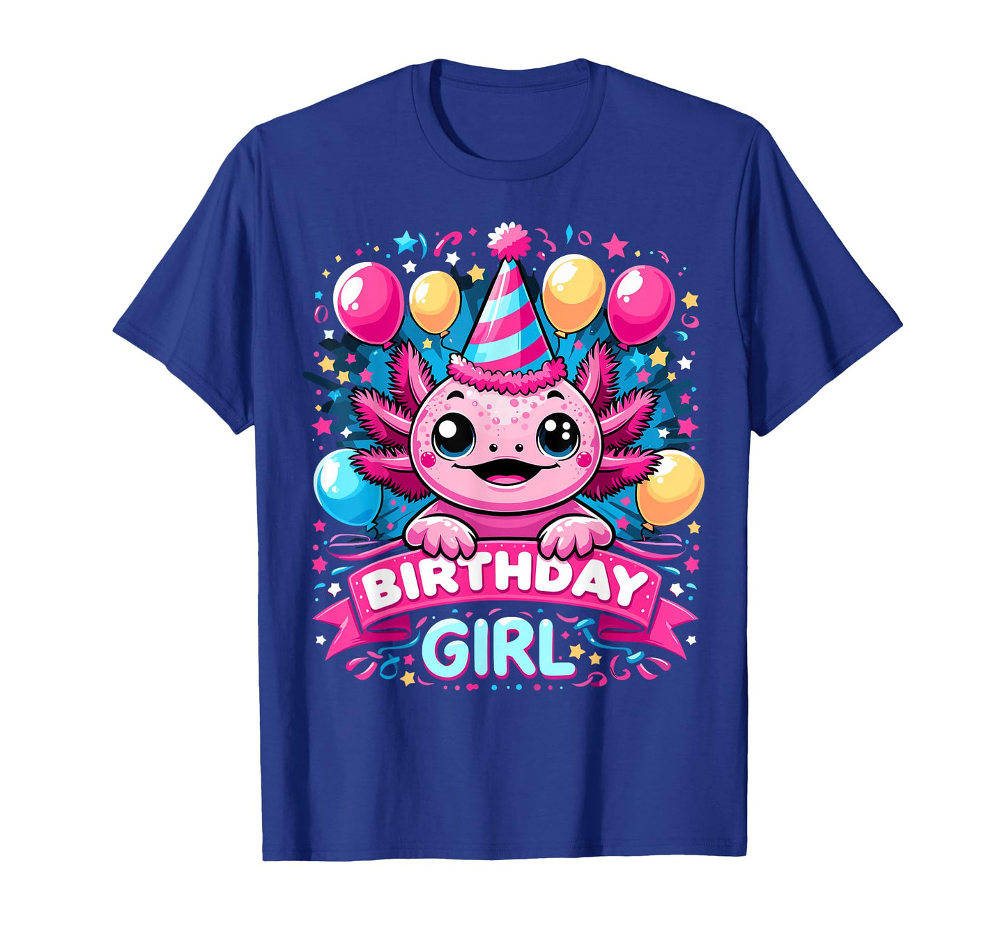 Axolotl Lover Birthday Boy Axolotls T-Shirt
