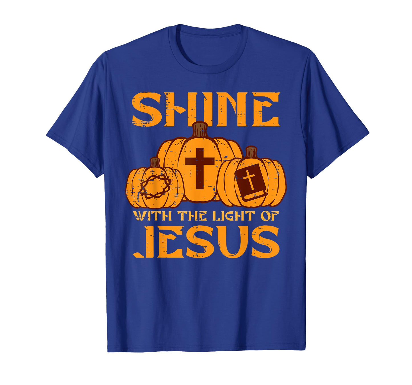 Halloween Shine With Light Jesus Christian Men Women Kids T-Shirt