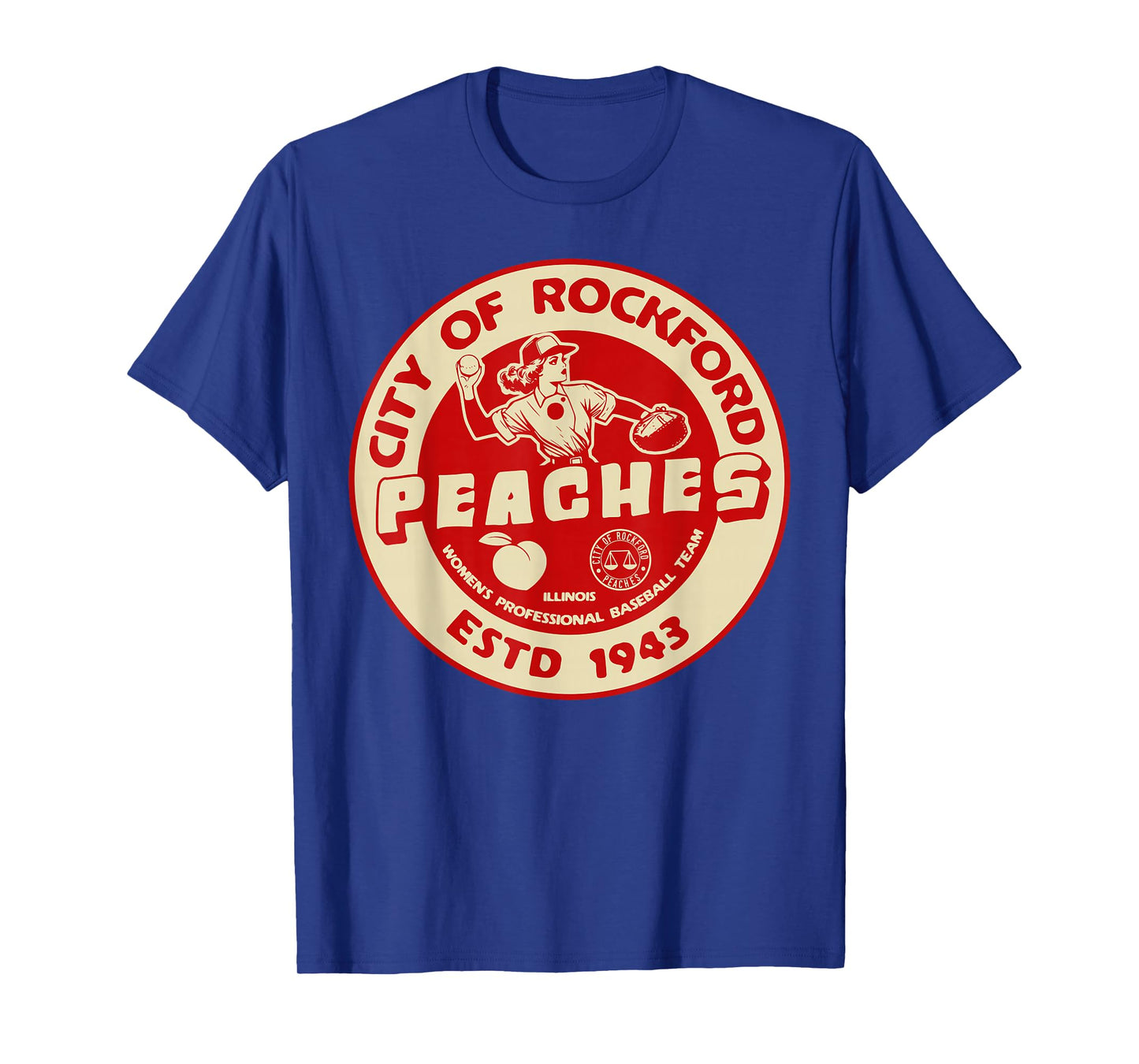 Rockford Peaches baseball 1943 T-Shirt