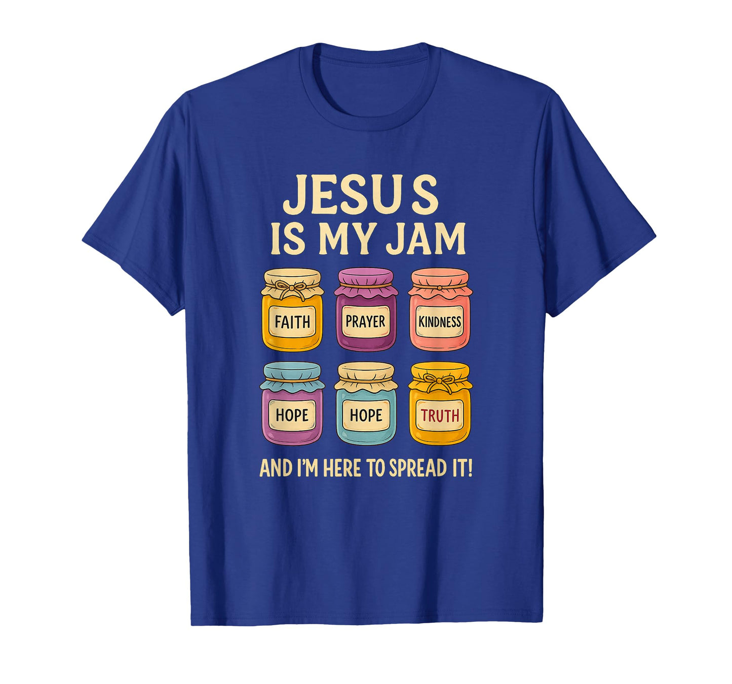 Jesus is My Jam Shirt Funny Christian Faith Bible T-Shirt