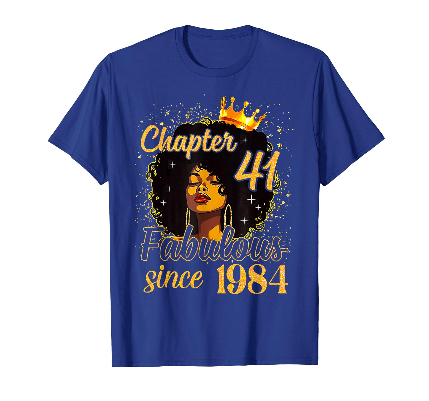 Chapter 41 Fabulous Since 1984 41st Birthday Women Melanin T-Shirt