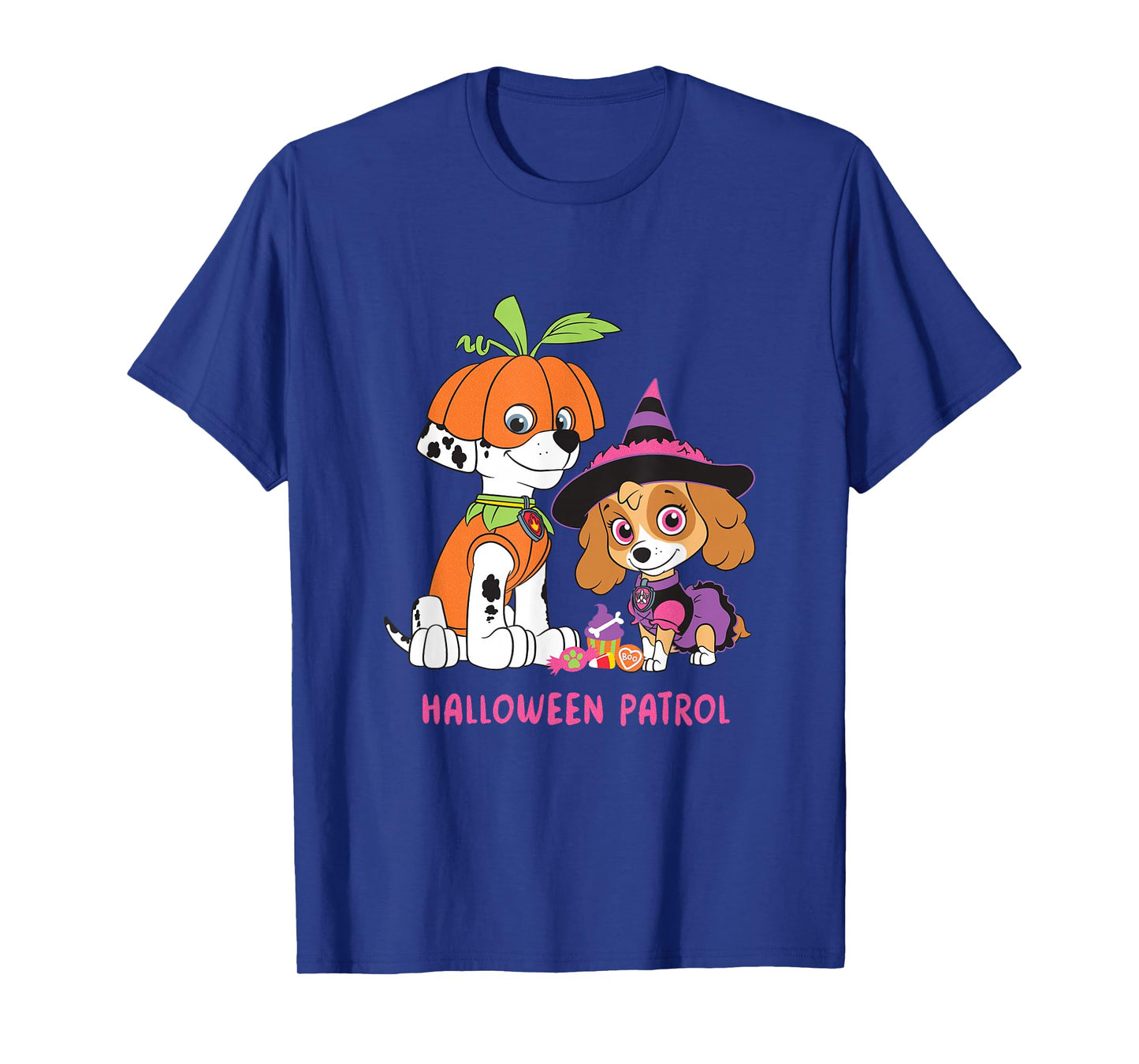 Paw Patrol Halloween Patrol Pumpkin And Witch Pups T-Shirt