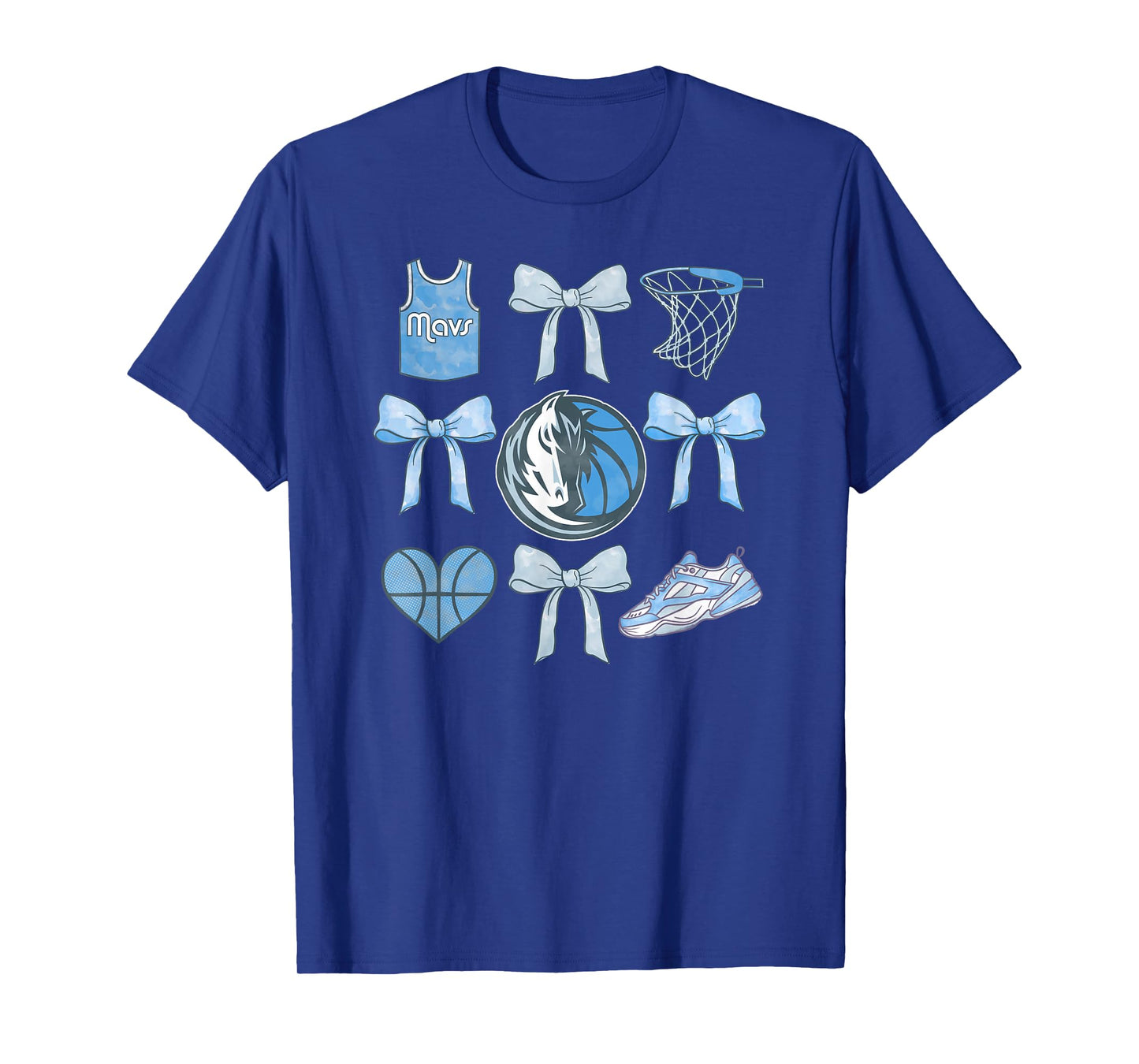 NBA Dallas Mavericks Bow Grid T-Shirt