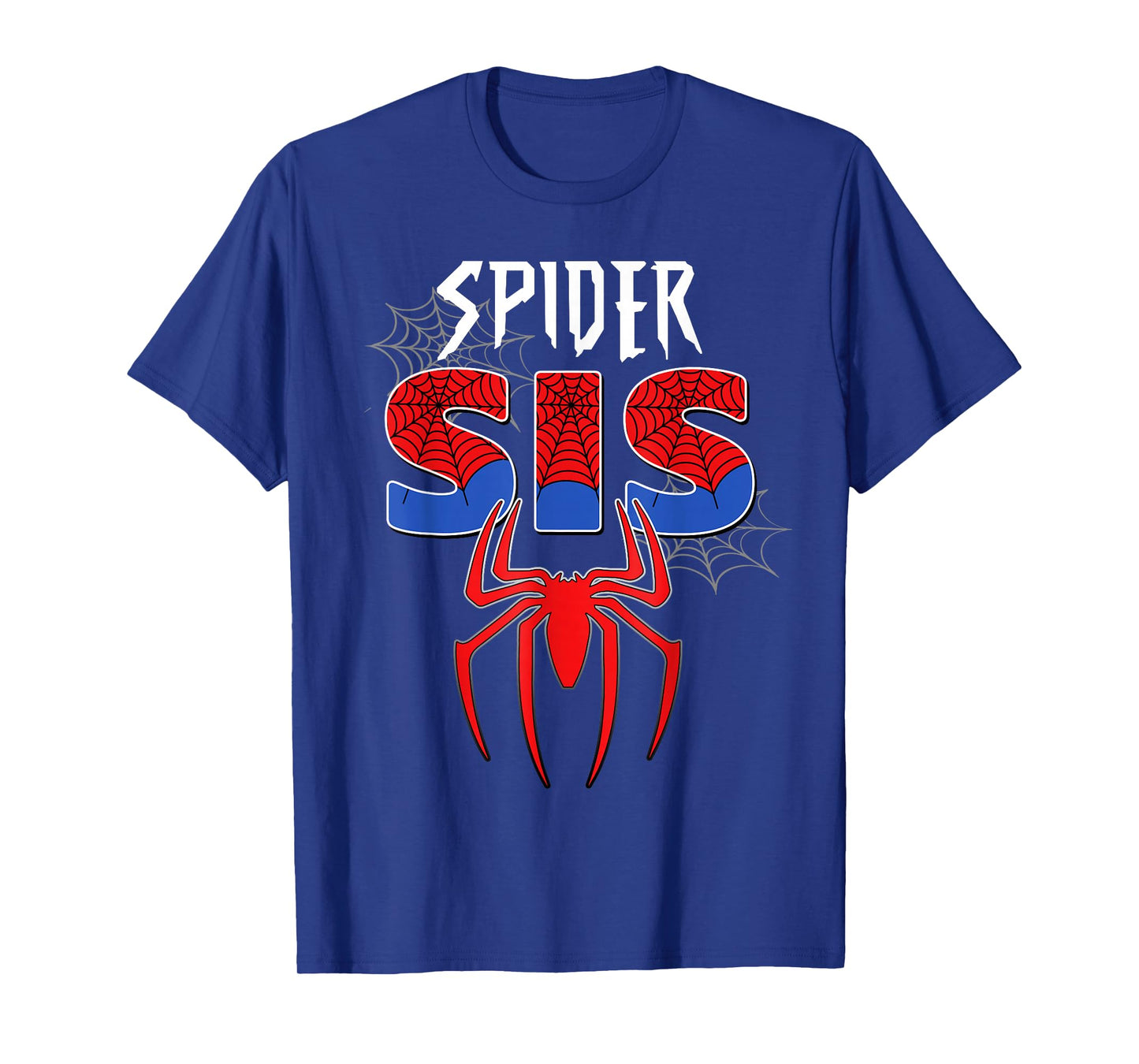 Birthday Party Family Spider Web Sister Cute Big Sis T-Shirt