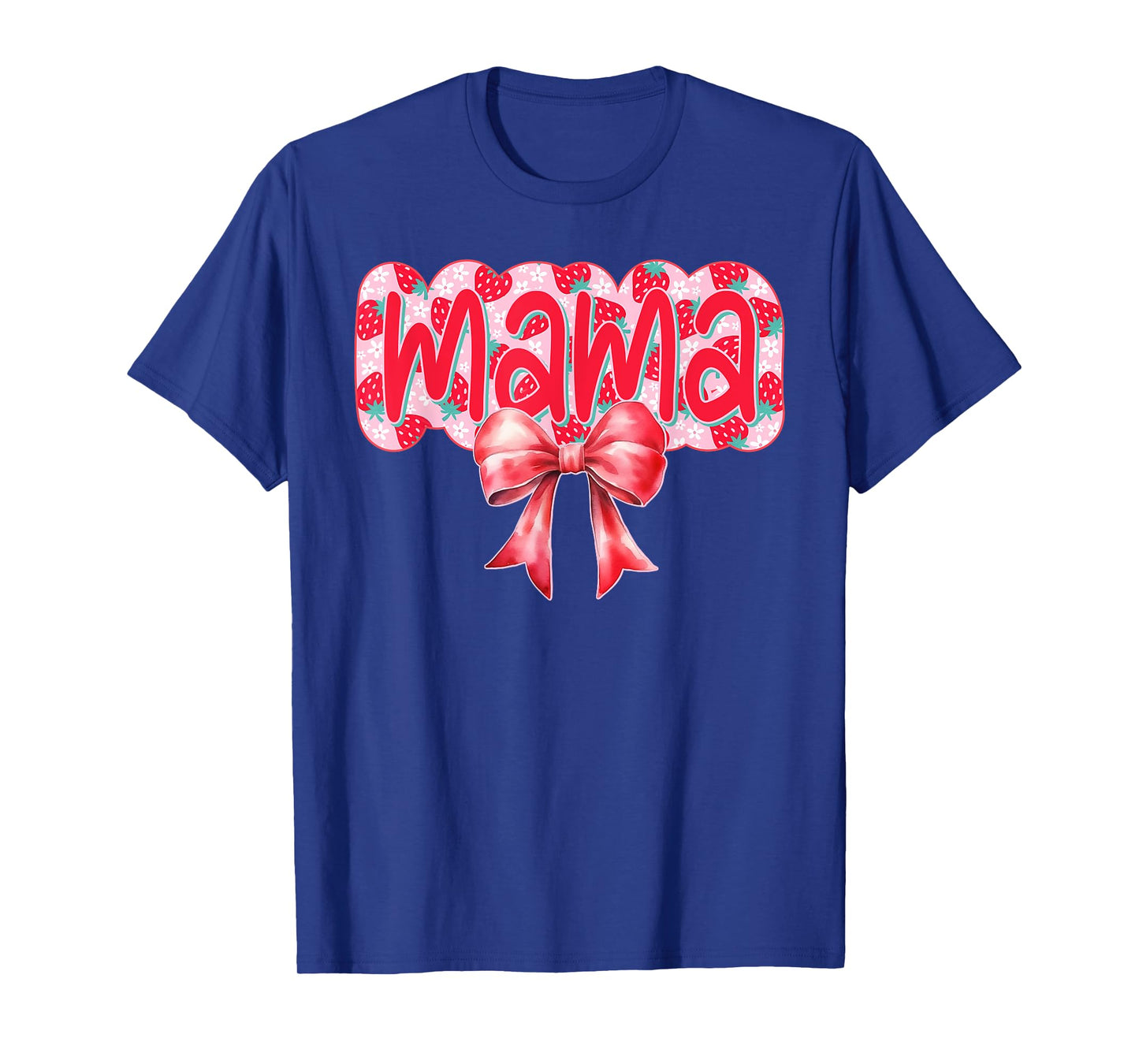 Mama Of The Berry First Birthday Strawberry Family Matching T-Shirt