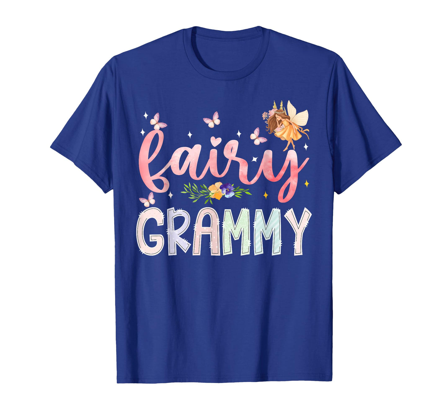 Fairy Grammy Magical Floral Birthday Girl Fairytale Family T-Shirt