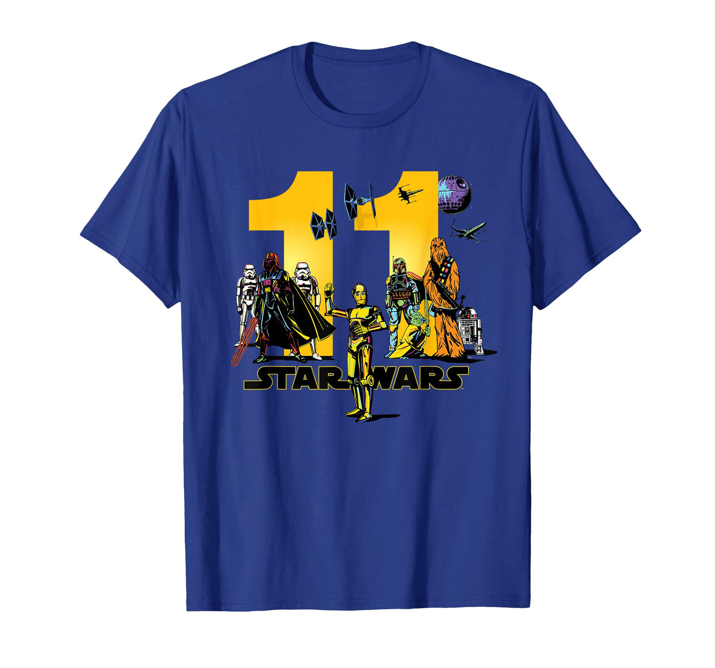 Star Wars Classic Characters Eleventh Birthday 11 Years Old T-Shirt