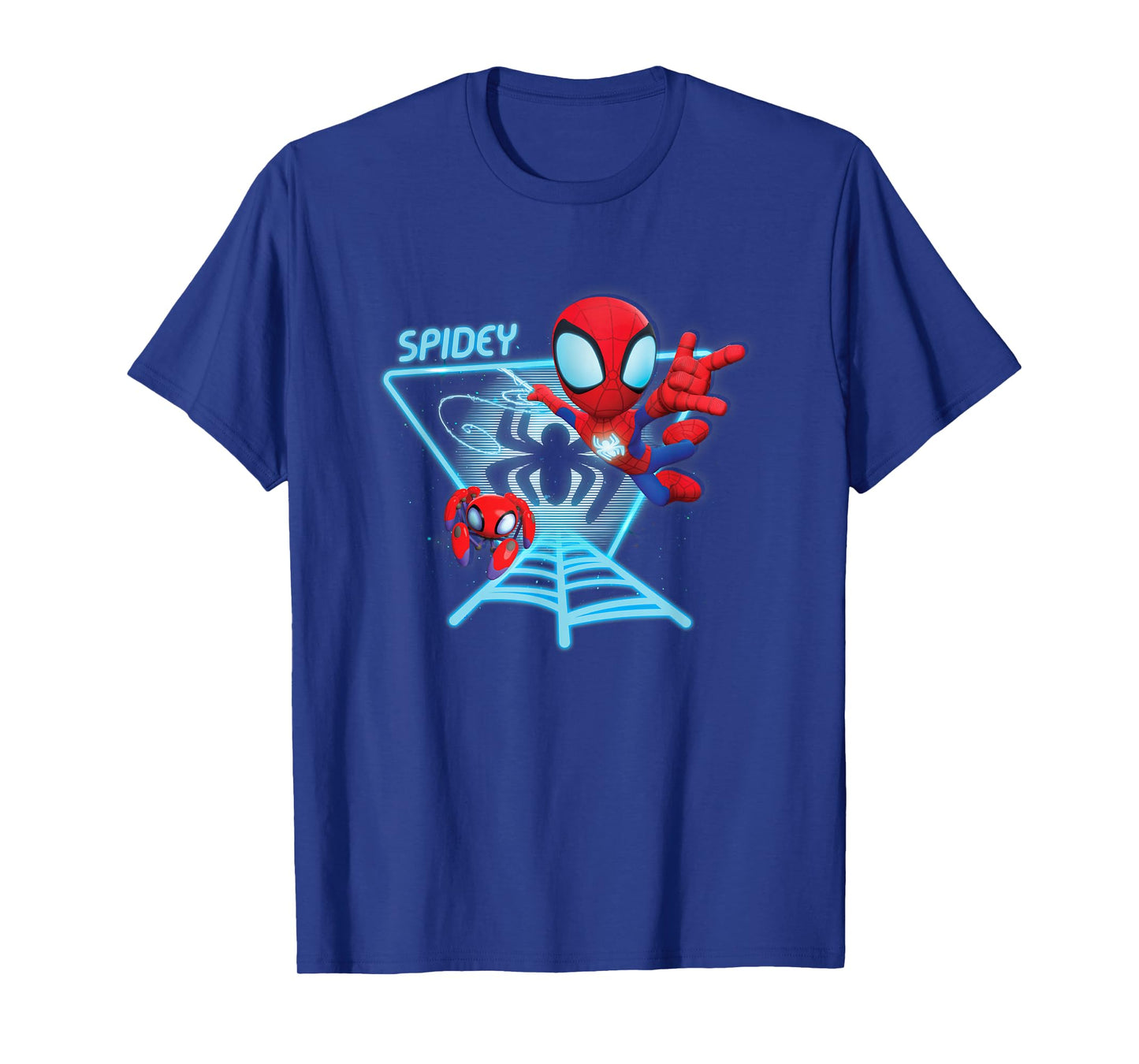 Marvel Spidey And His Amazing Friends Spidey Hologram T-Shirt