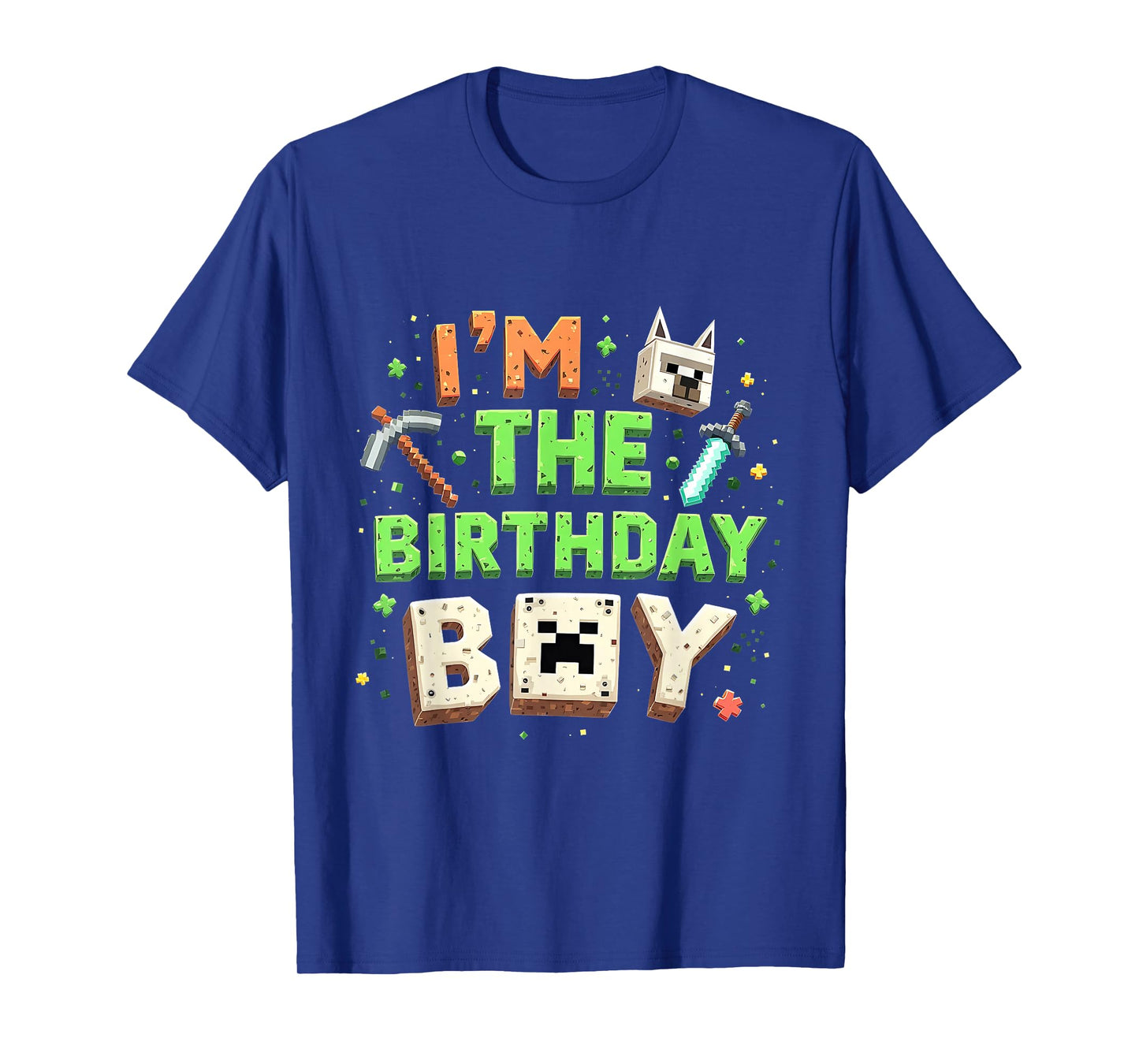 Bday Party I'm The Birthday Boy Video Gamer Pixel Number T-Shirt