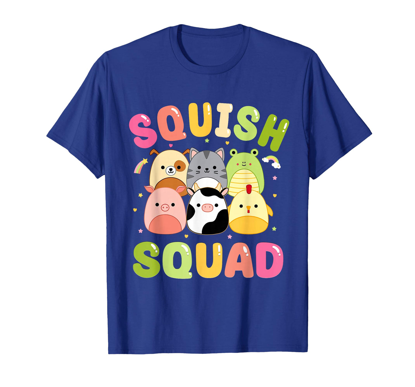Squish Squad Girls Kids Toddlers Cute Birthday T-Shirt