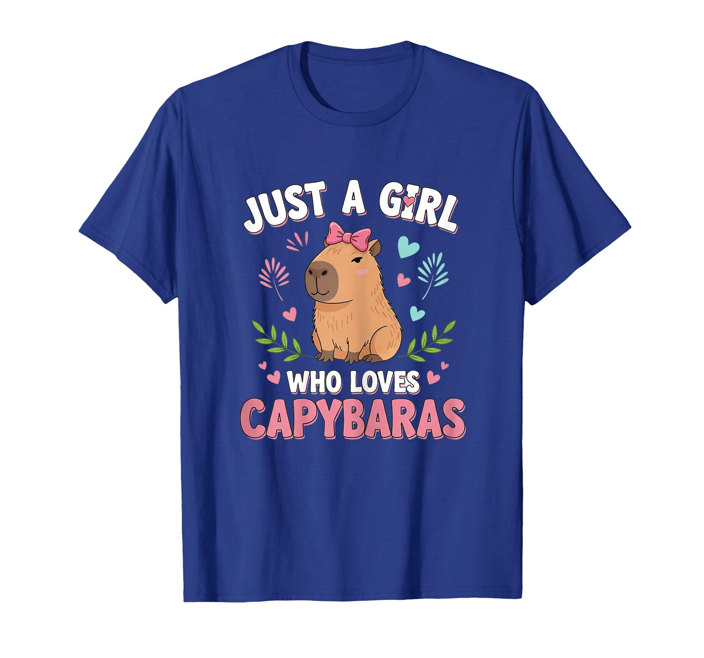 Just a Girl who loves Capybaras Cute Capybara Lover T-Shirt