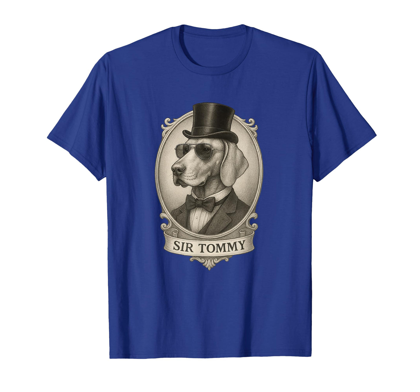 Tommy The Vizsla Puppy As A Noble Dapper Dog T-Shirt