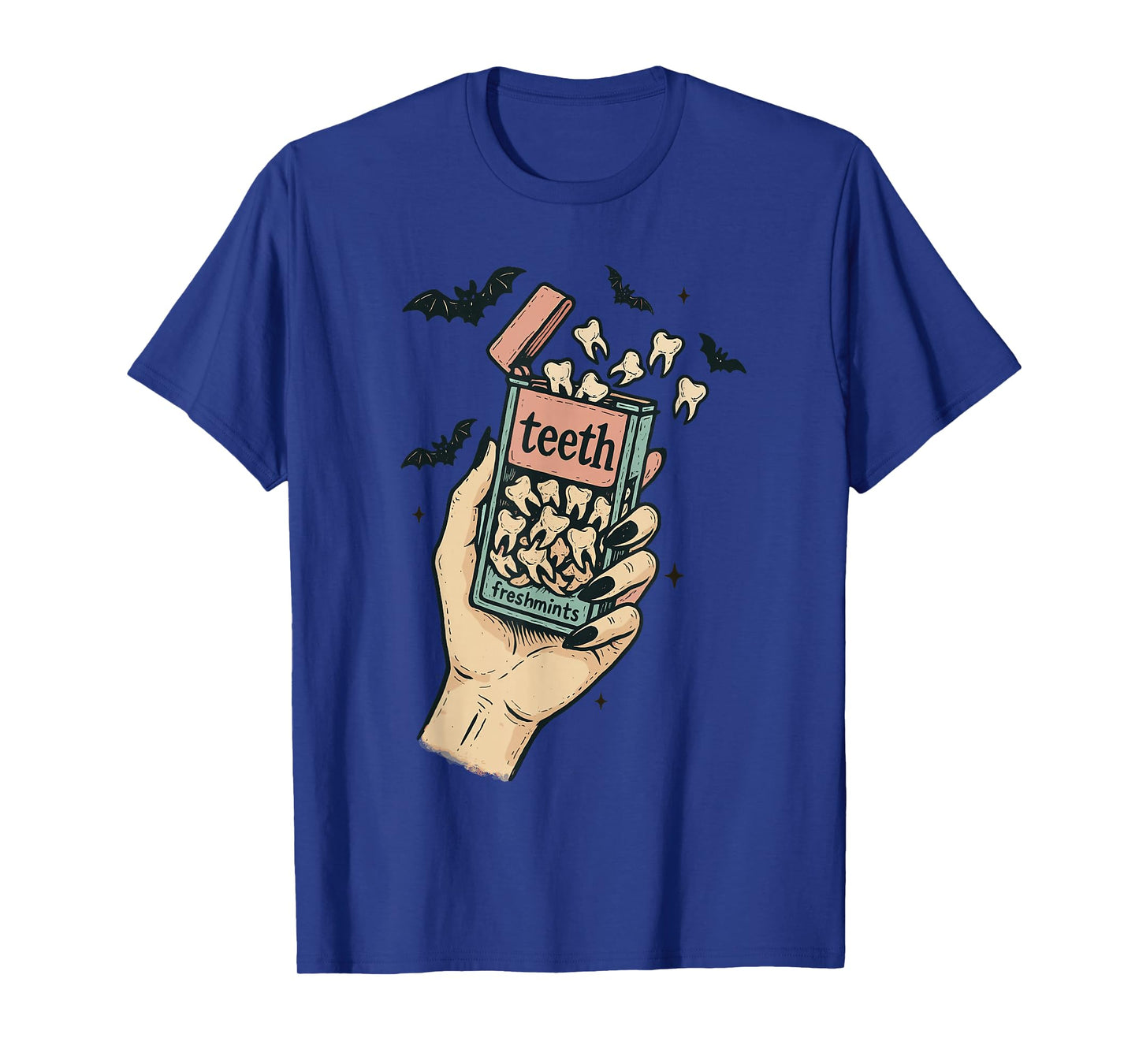 Halloween Teeth Freshmints Funny Halloween T-Shirt