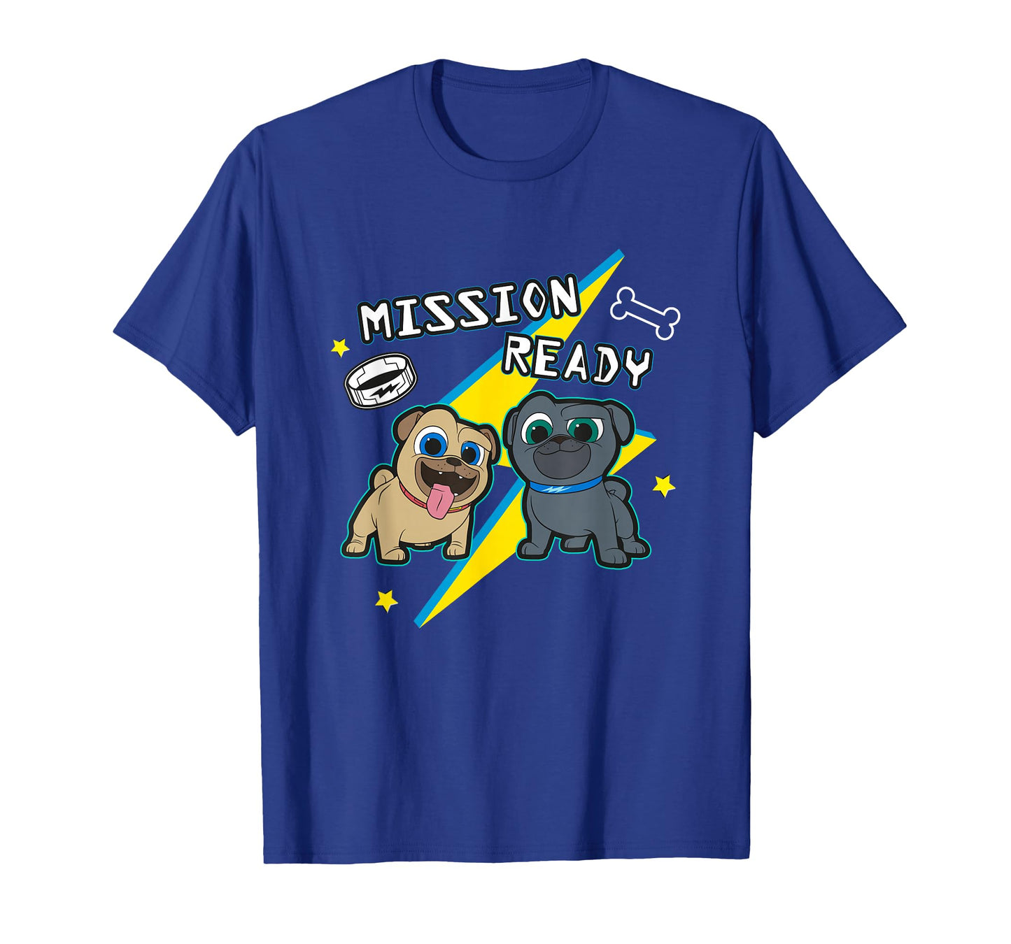 Disney Puppy Dog Pals Mission Ready Bingo Rolly Chest Logo T-Shirt