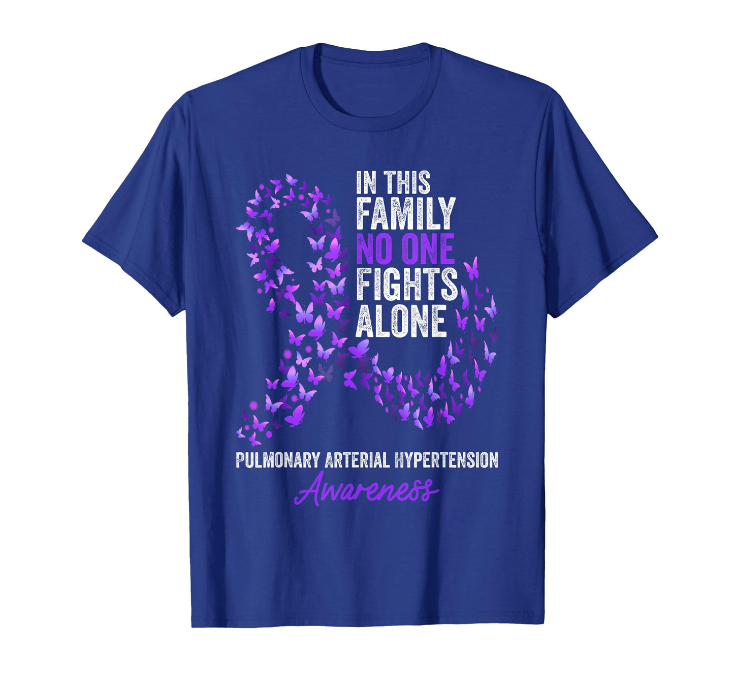 Pulmonary Arterial Hypertension Awareness Month Butterflies T-Shirt