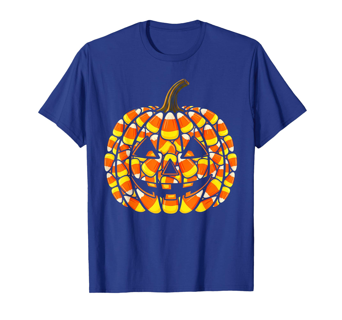 Candy Corn Pumpkin Funny Costume Men Women T-Shirt