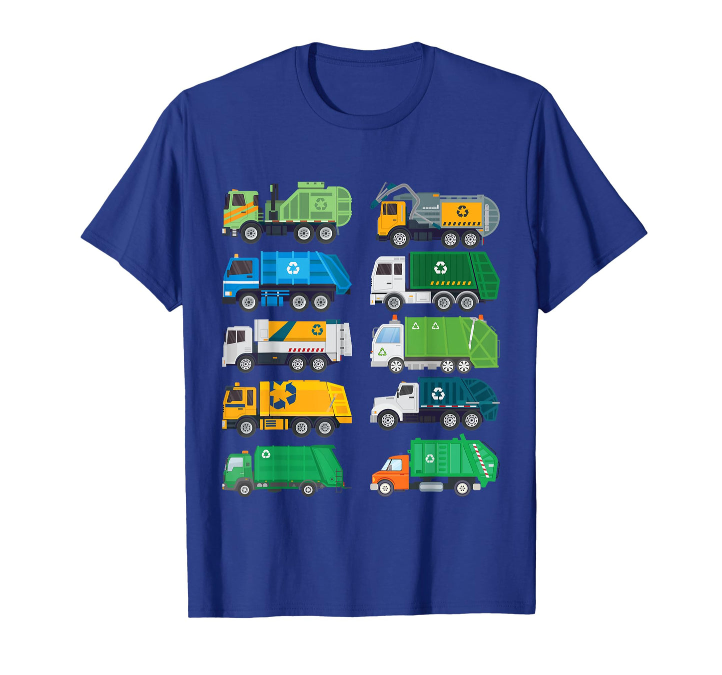 Garbage Truck Recycling Day Trash Waste Separation Trucks T-Shirt