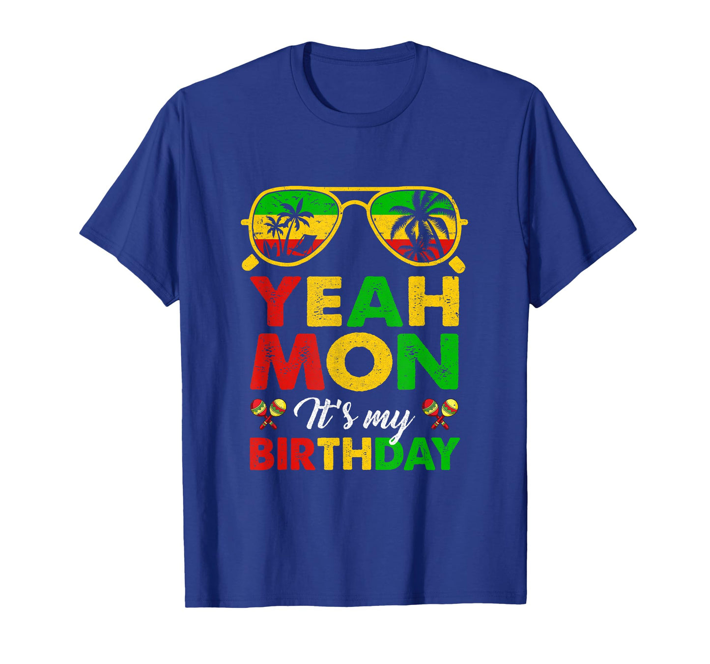 Yeah Mon Jamaican Jamaica Birthday Party Girls Women Men T-Shirt