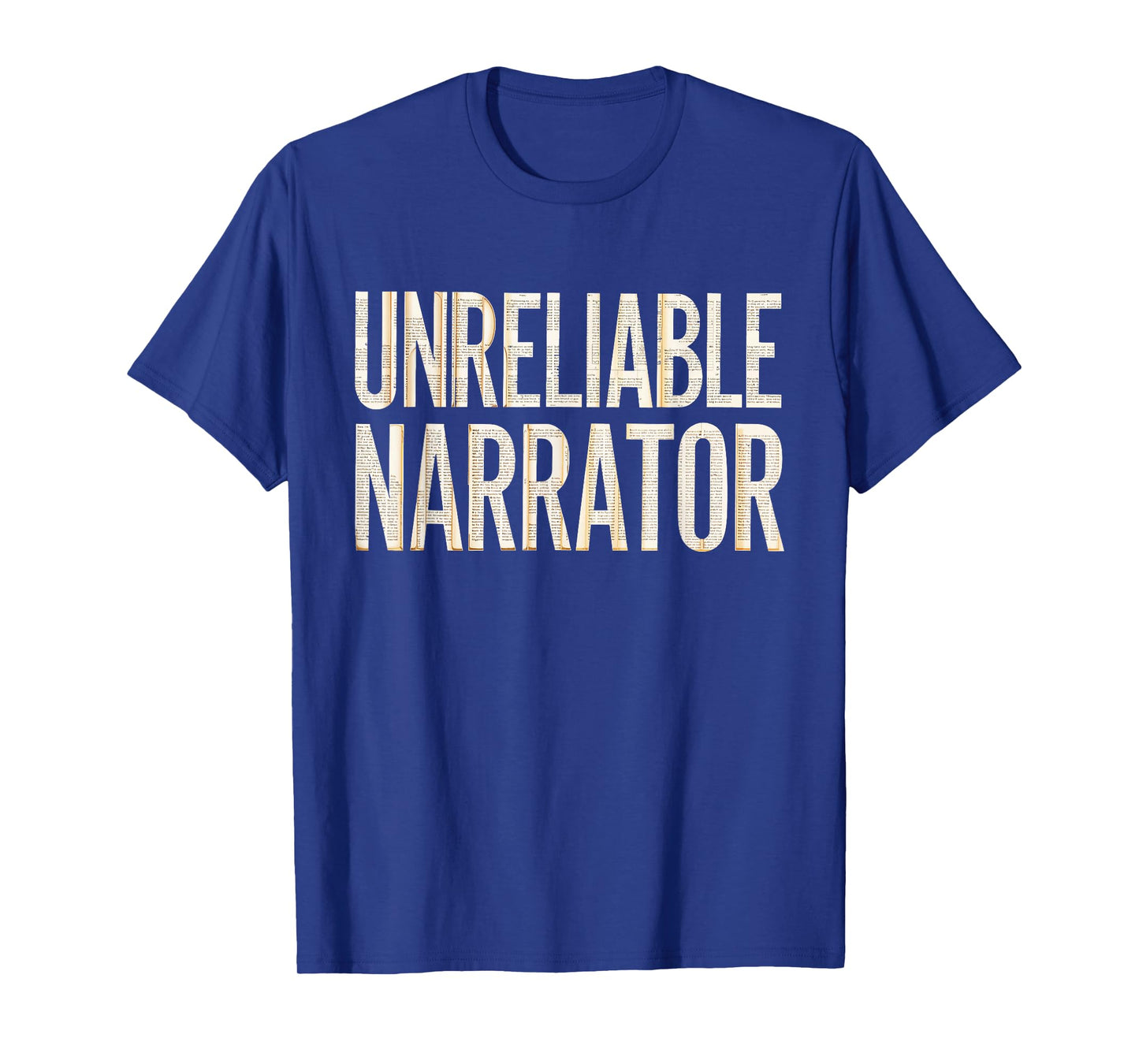 Unreliable Narrator Shirt Men Women Literary Lover Writer T-Shirt