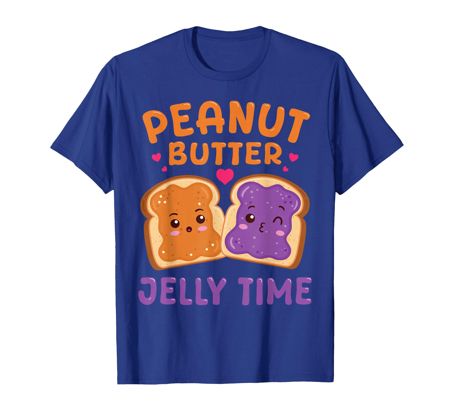 Peanut Butter-Jelly Time Funny Matching Couple Best Friend T-Shirt