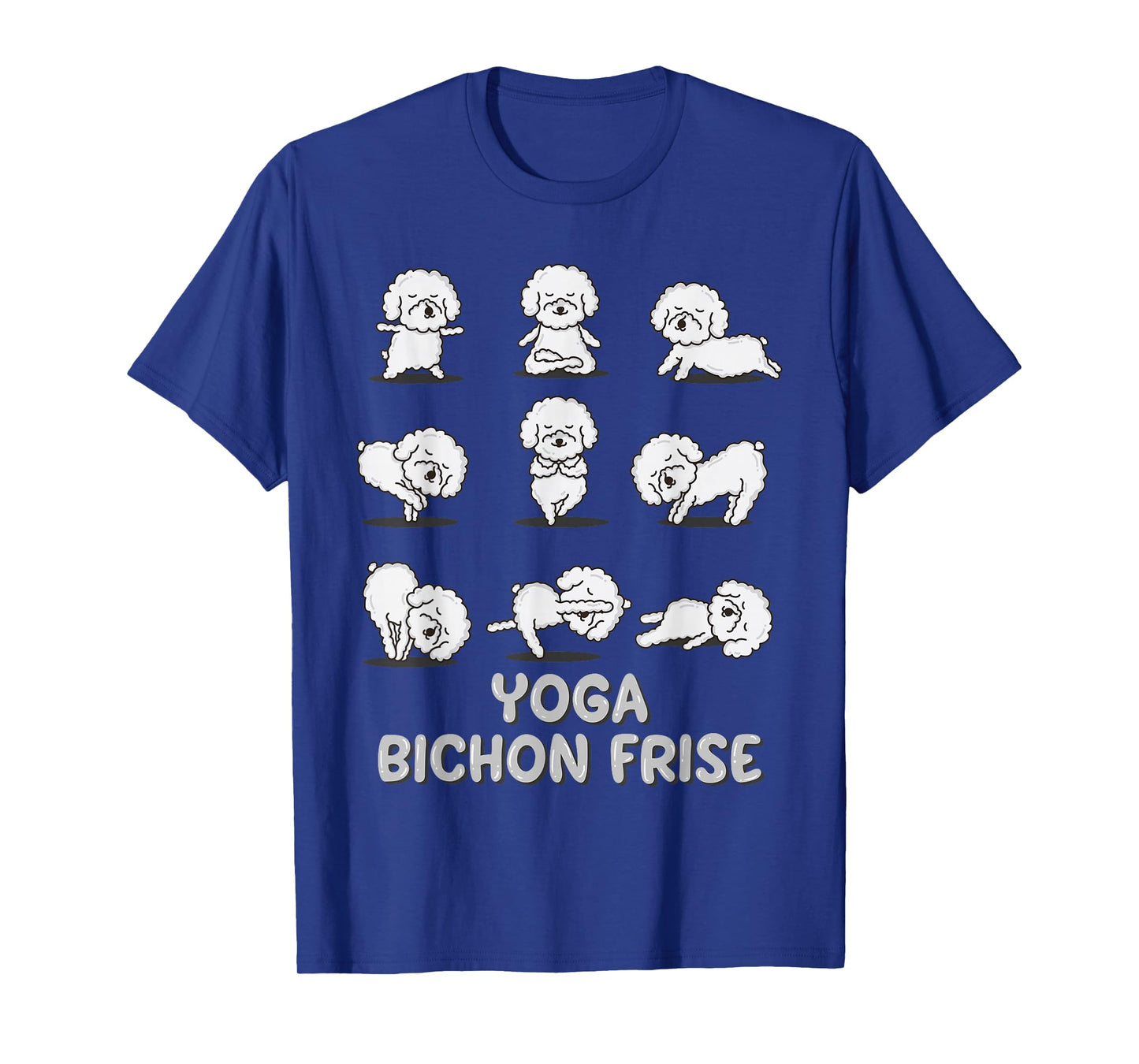 Yoga Bichon Frise Shirt Spiritual Zen Meditation Dog Lover T-Shirt