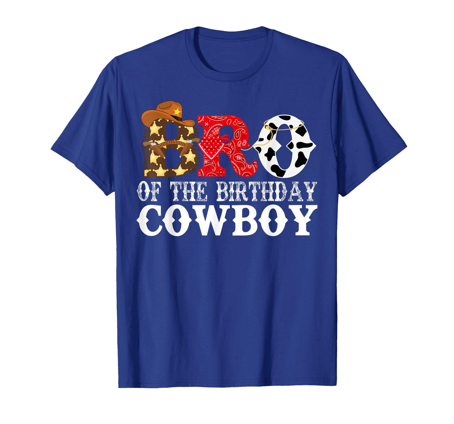 Brother Bro 1st Birthday Cowboy Western Rodeo Party Matching T-Shirt
