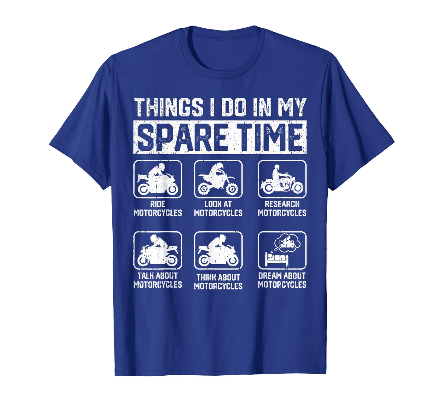 Things I Do In My Spare Time Motorcycle Enthusiast Rider Men T-Shirt