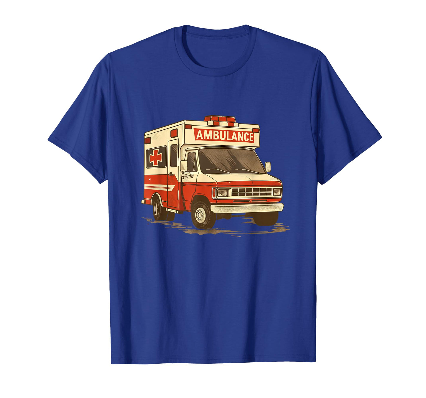 Red Ambulance Vehicle Costume for Adults and Kids T-Shirt