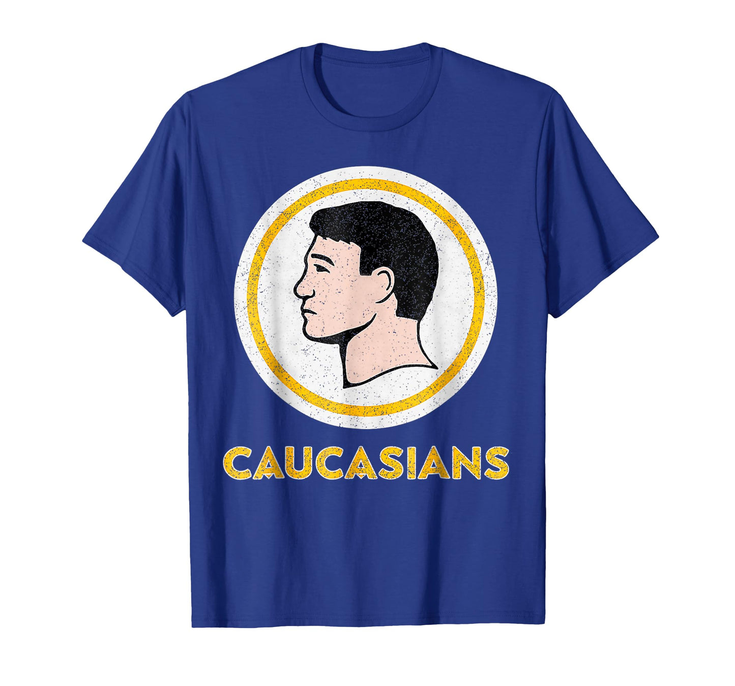 Caucasians Funny Vintage Caucasians Pride T-Shirt