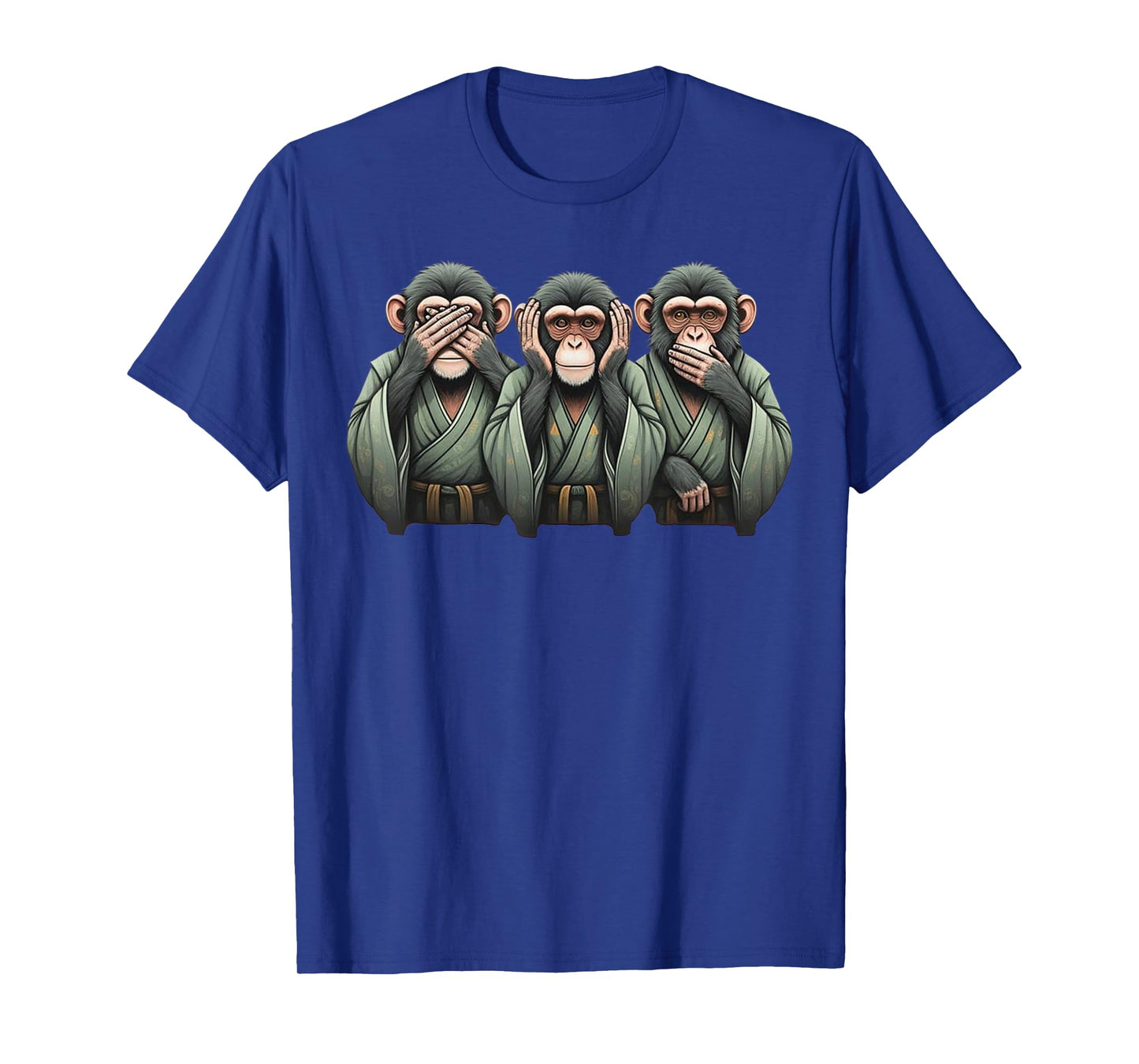 See no evil, Hear No Evil Speak No evil Three Wise Monkeys T-Shirt