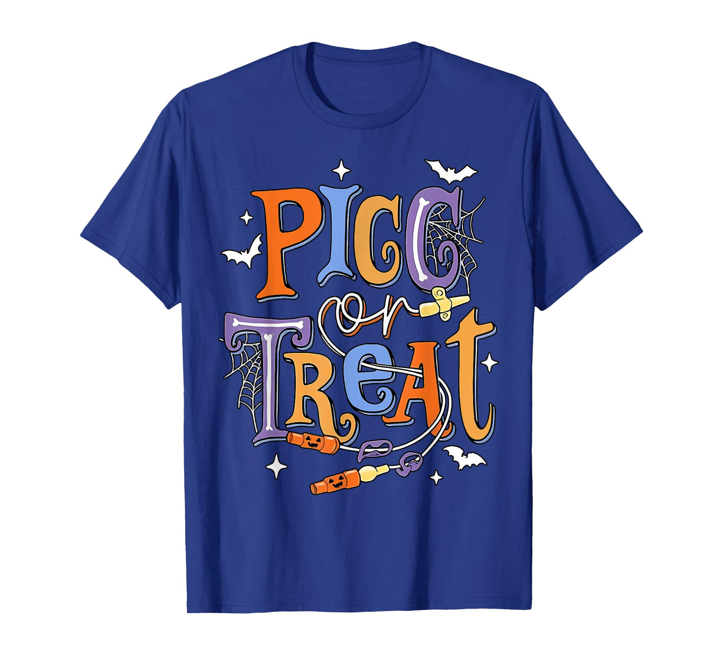 PICC Or Treat Vascular Access Team PICC IV Nurse Halloween T-Shirt