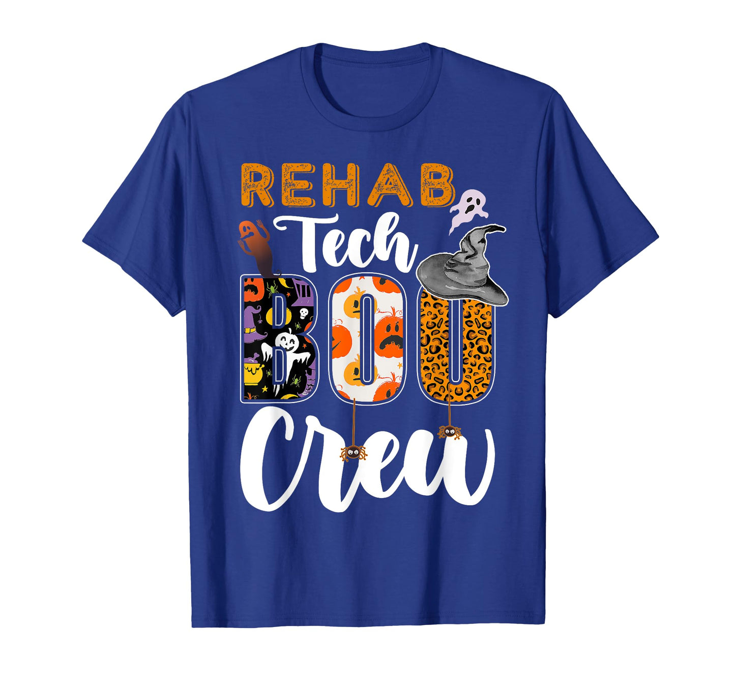Rehab Tech Boo Crew Halloween Matching Rehabilitation T-Shirt